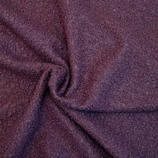 Stoff Boucle, Mauve
