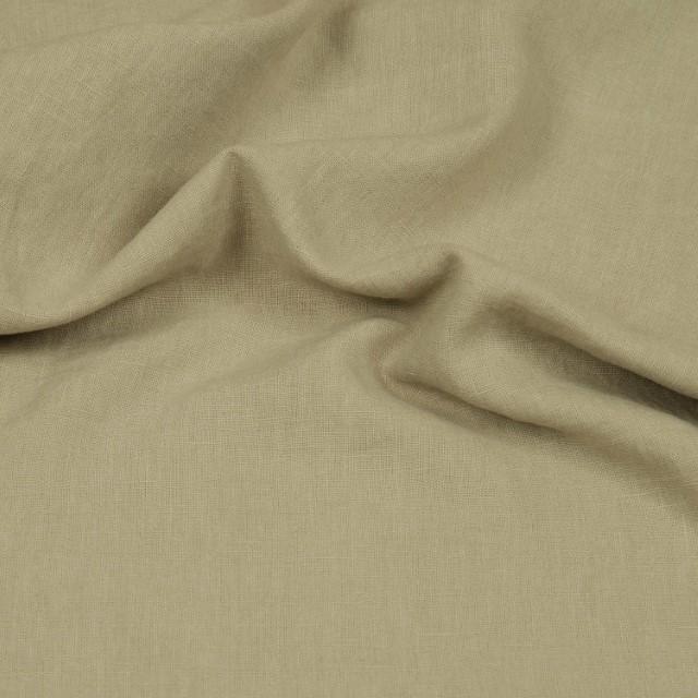 Stoff Leinen Enzym Washed beige