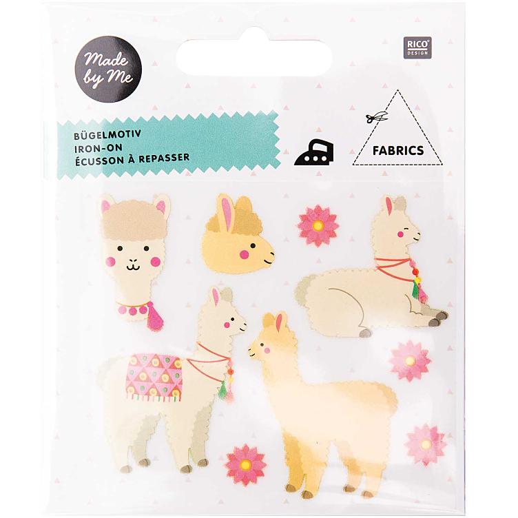 Bügelmotive Alpaca