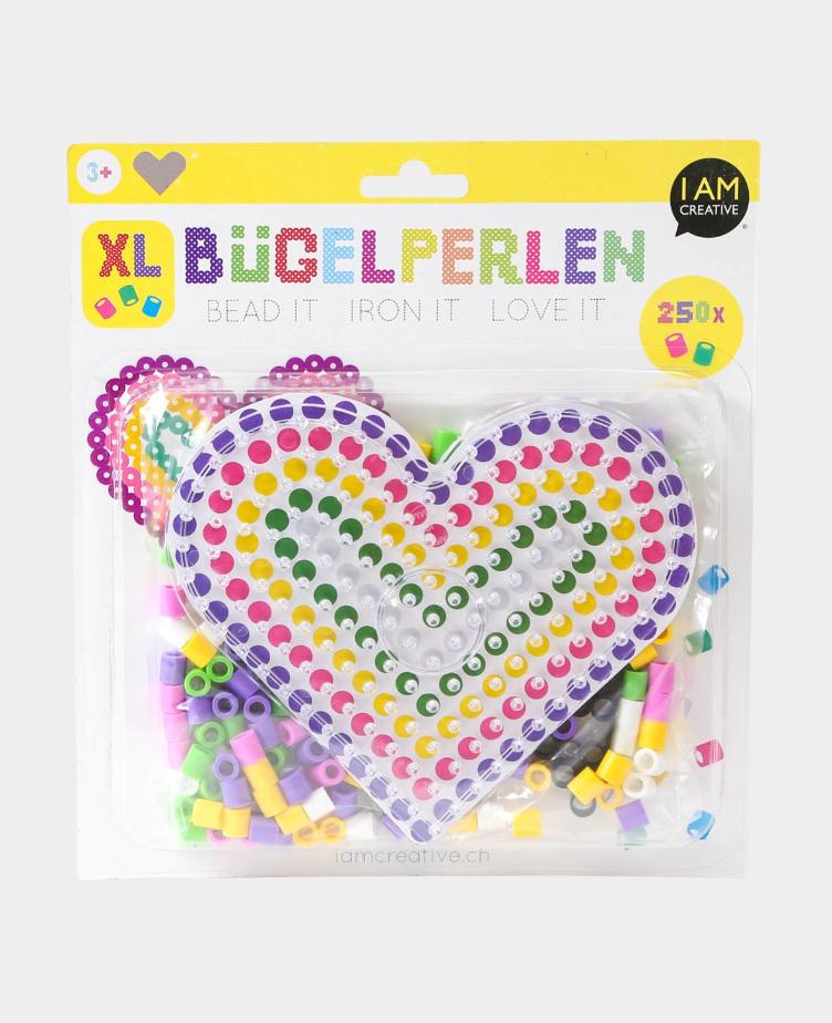 Bügelperlenset XL Herz