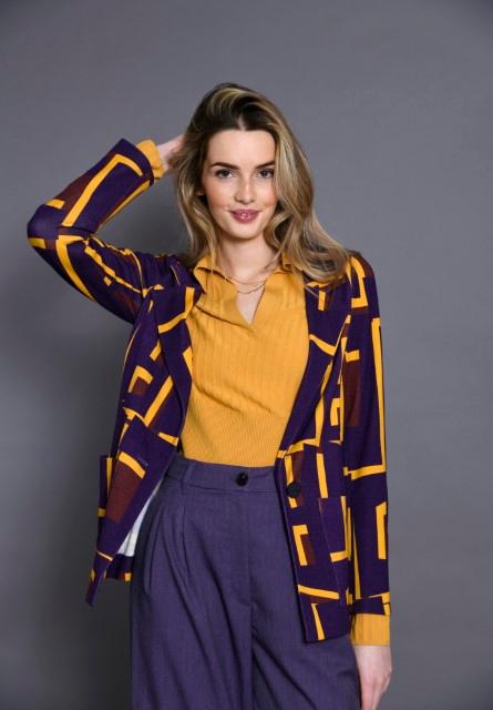 Stoff Jersey, Meghan violett - 0