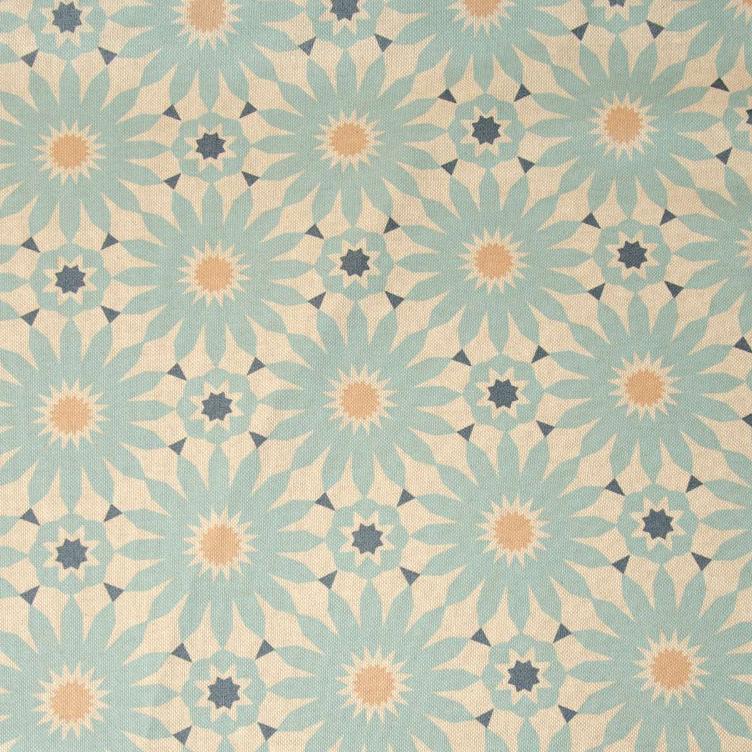 Stoff Baumwolle beschichtet Soleil Bleu