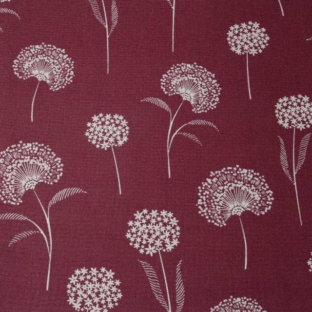 Stoff Canvas, Dandelion bordeaux