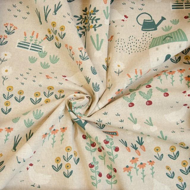 Stoff Canvas, Farmhouse nature - 0