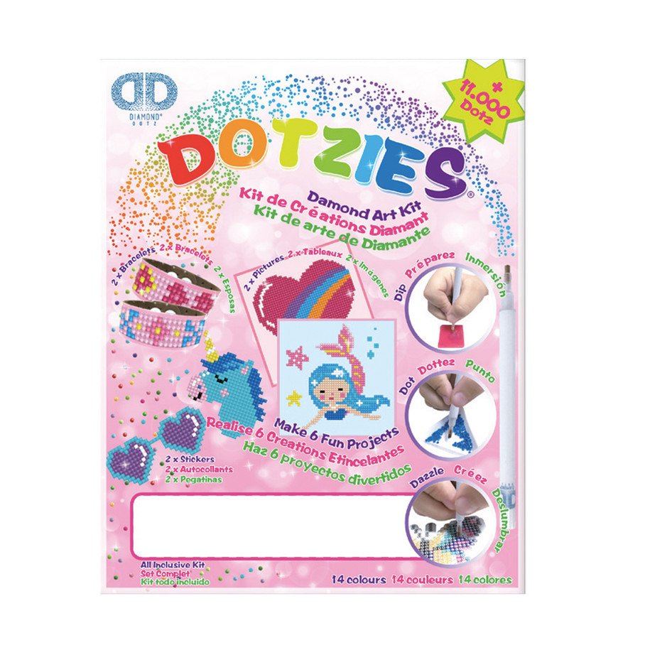 DIAMOND DOTZ DOTZIES Diamond Art Kit (619850) | DD Diamond Dots / Sets