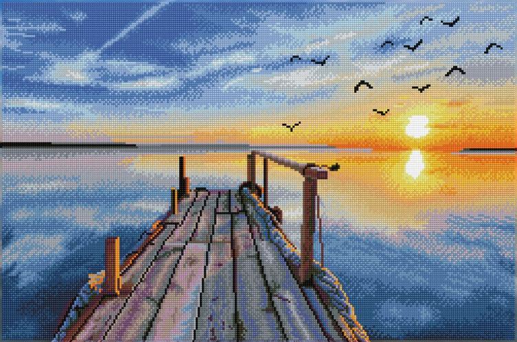 DIAMOND DOTZ Sunset Jetty