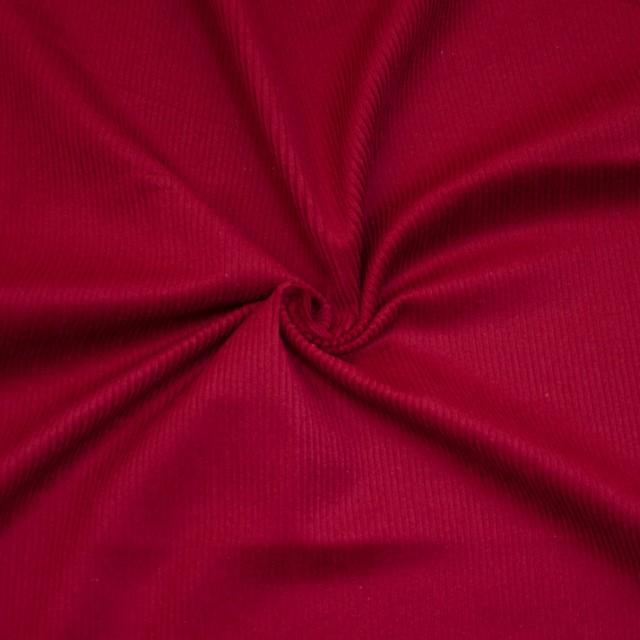 Stoff Cord, Bordeaux stretch