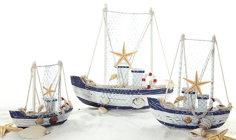 Fischerboot m.Netz 1 Stk.