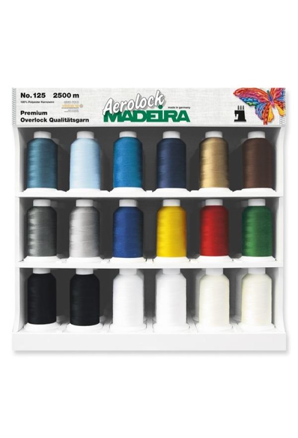 Grosse Auswahl an Overlockfäden - 0