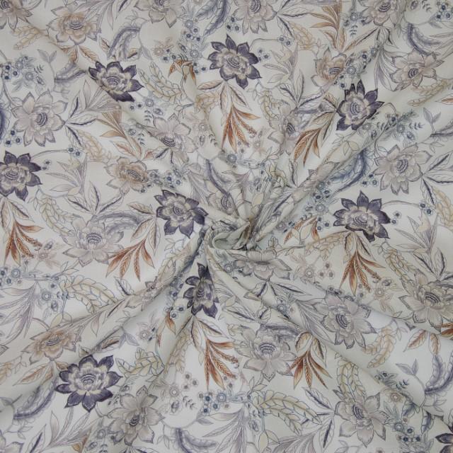 Stoff Baumwolle Blumen
