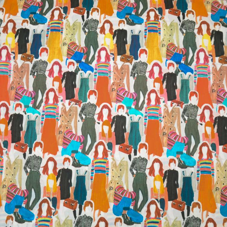 Stoff Baumwolle People are People