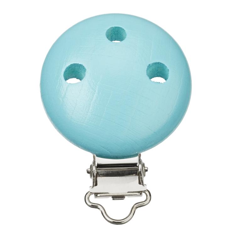 Schnulli-Ketten Clip, türkis