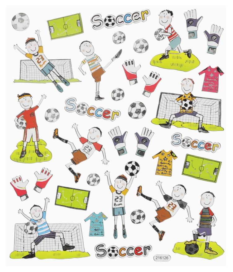 Design-Sticker Fussball
