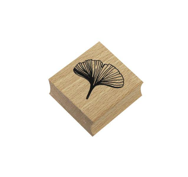 Holzstempel Gingko, Buche