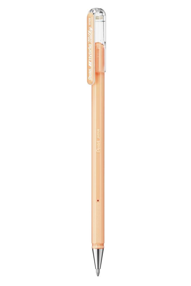Hybrid Roller Gel Milky, Pastel Orange