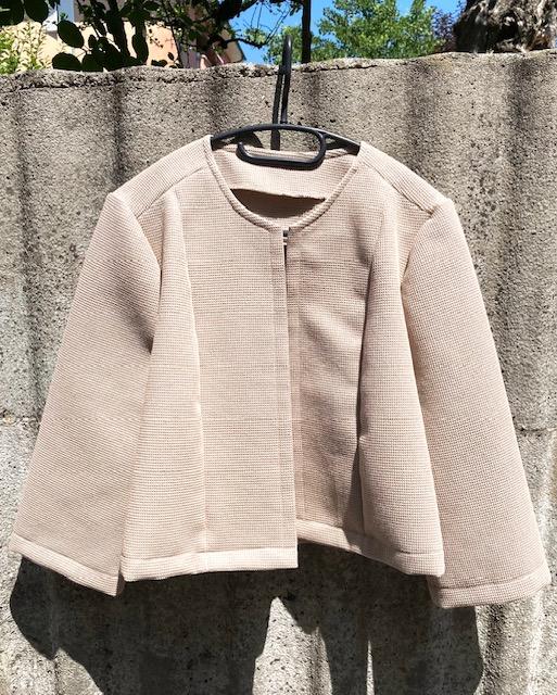 Jacke Waffel beige Gr. S - 0