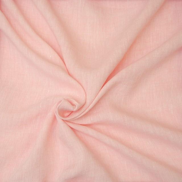 Stoff Leinen Formentera, rosa - 0