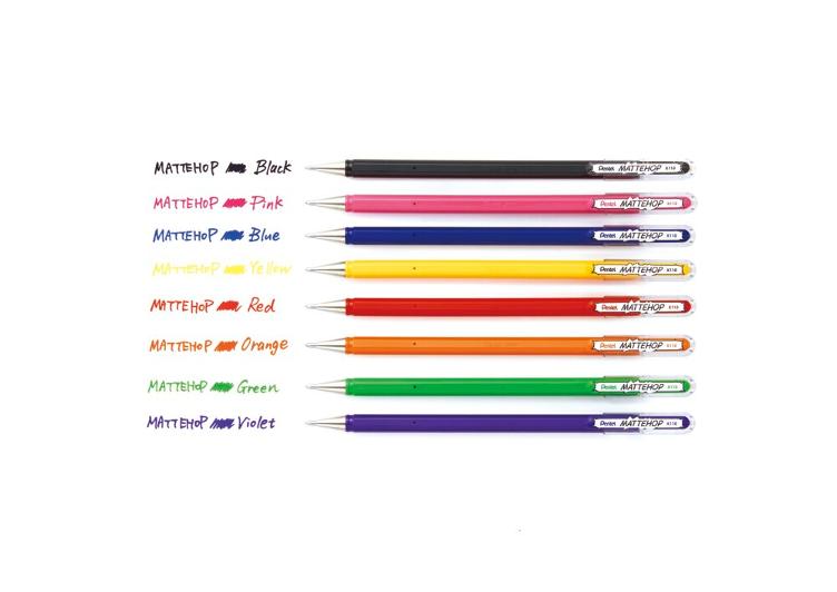 Gel-Tintenroller Mattehop, Set Neon