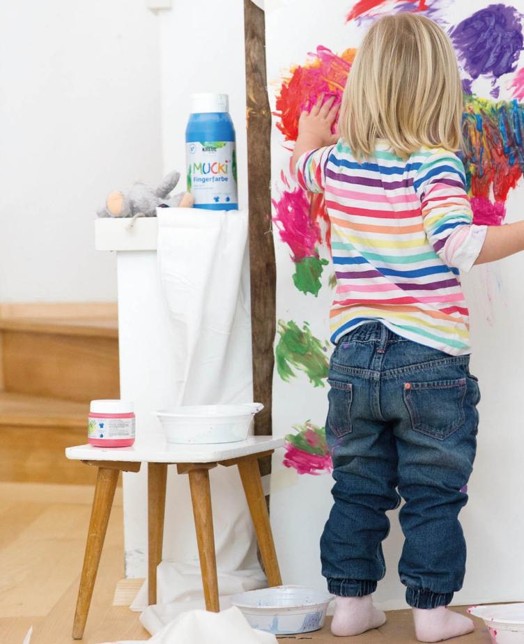 Mucki fingerfarben 150ml, 6er Set - 0