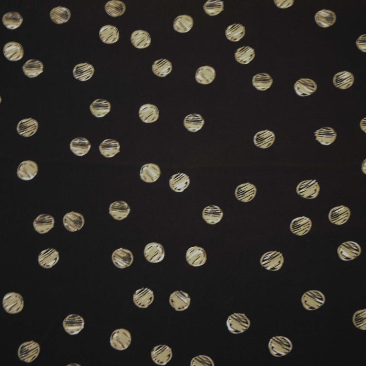 Stoff Viskose Dark Point