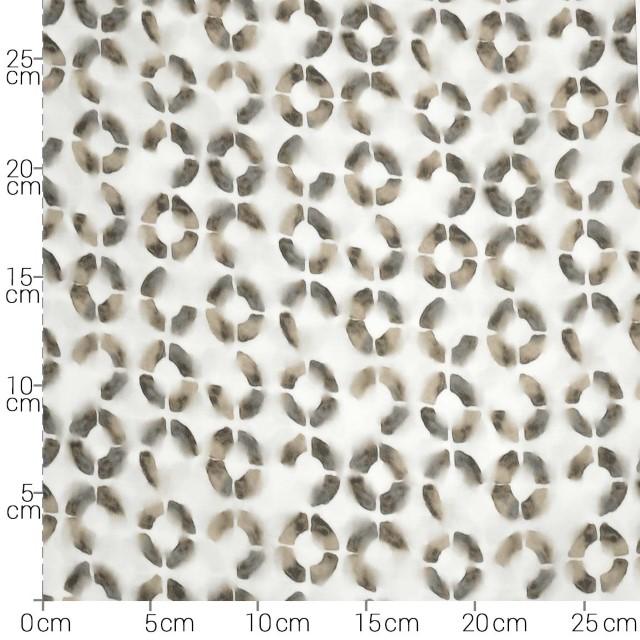 Stoff Viskose Stone grau - 0