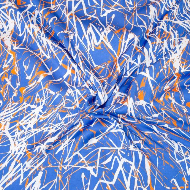 Stoff Öko-Viskose, Taina Blue - 0
