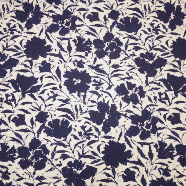 Stoff Viskose Midnight Blue