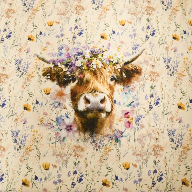 Stoff Jersey Alma Panel 95 cm