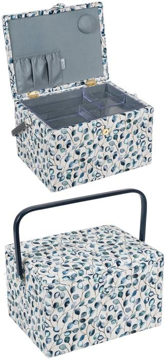 NÄHKORB MIT PLEXIGLAS-EINSATZ