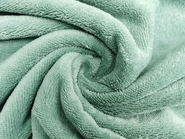 Stoff Bambus Frottee, mint