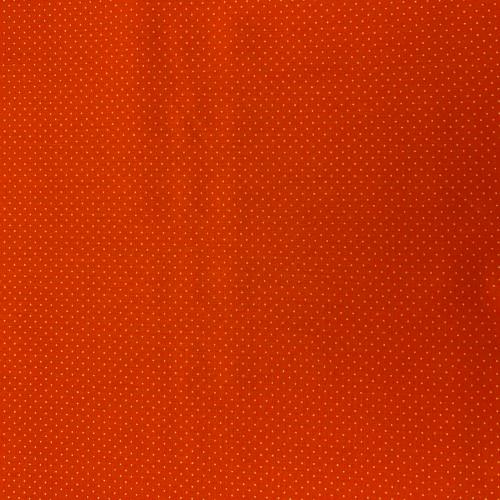 Stoff Baumwolle Popeline Punkte, orange