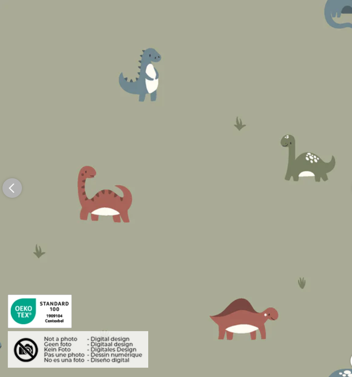 Stoff Jersey Little Dinos
