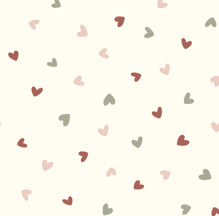 Stoff Micro Frottee Heart