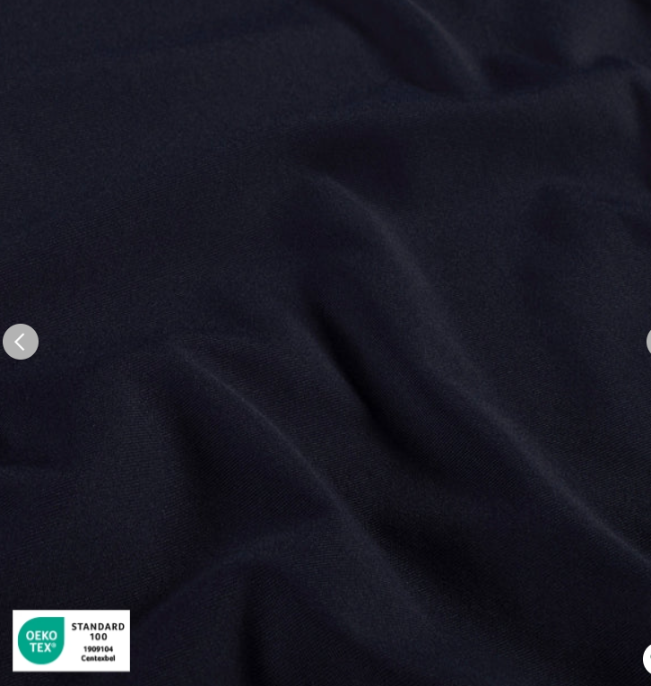 Stoff Jersey Polyamid Navy