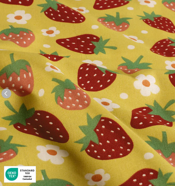 Stoff Baumwolle Strawberry