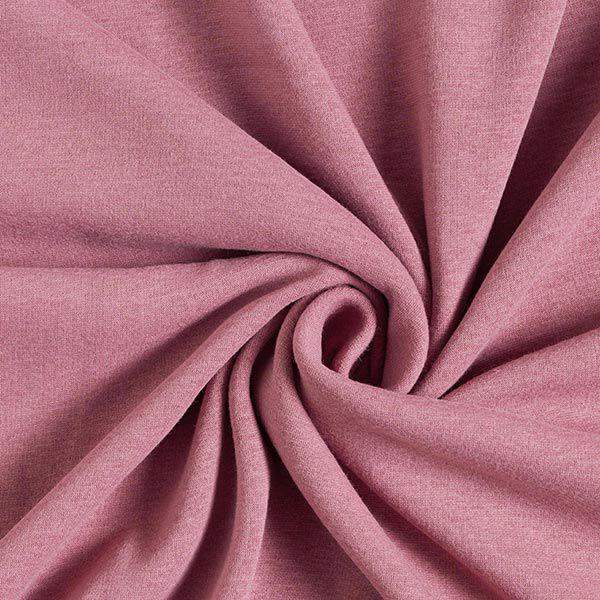 Stoff Alpenfleece Kuschelsweat Uni altrosa