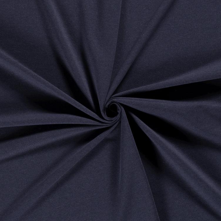 Stoff French Terry Recycled blau