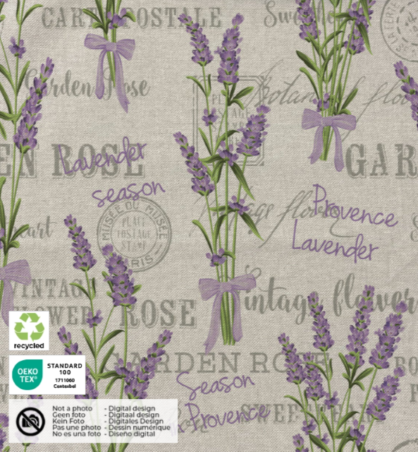 Stoff Canvas Lavendel