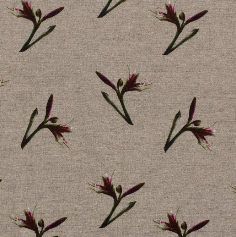 Stoff Viskose Jersey Strelitzia beige
