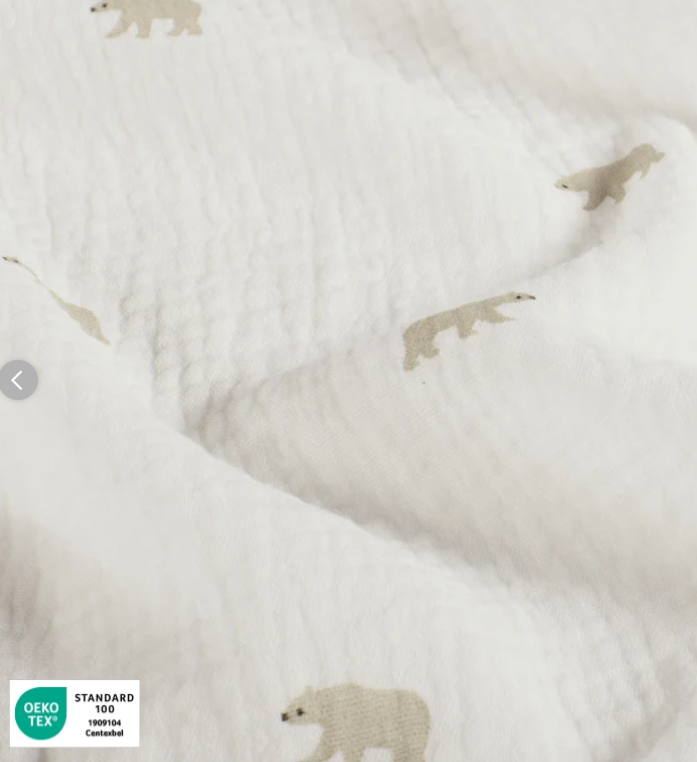 Stoff Musselin Bears