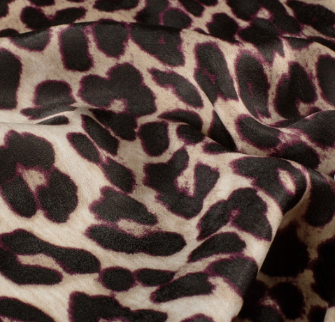 Stoff Satin Polyester Leo