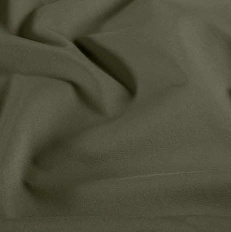 Stoff Jersey Sport Polyamid khaki