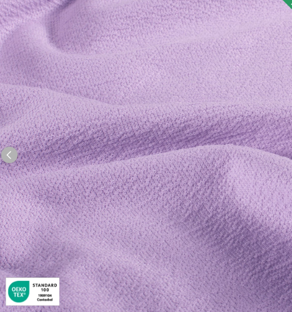 Stoff Crinclejersey uni violett