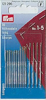 PRYM NÄHNADELN LANG STAHL SORTIERT NR. 1-5