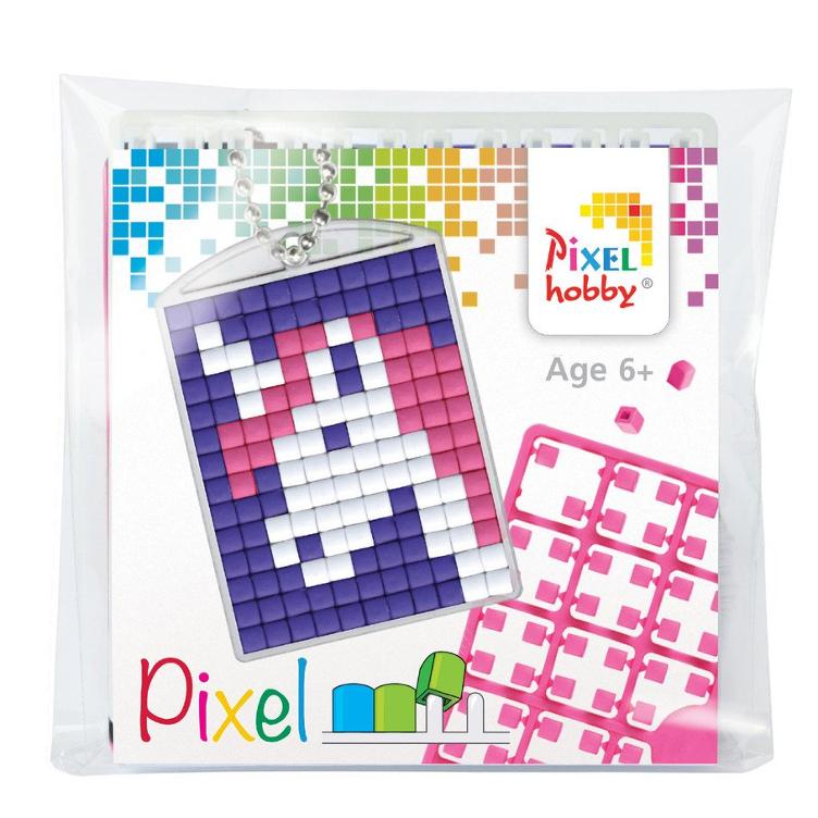Pixel Set Medaillon, Einhorn