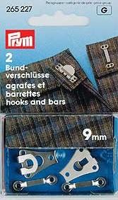 PRYM HOSEN- / ROCKHAKEN UND STEGE STAHL 9MM