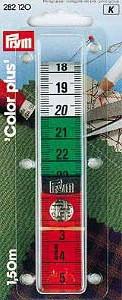 PRYM MASSBAND COLOR PLUS MIT DRUCKKNOPF