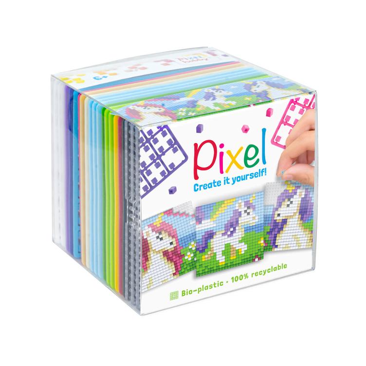 Pixel-Set Einhorn