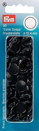 PRYM DRUCKKNOPF COLOR SNAPS RUND 12.4MM MARINE, BLISTER A 30 STK.