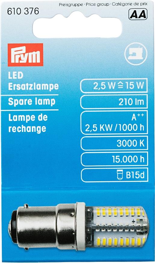 PRYM LED ERSATZLAMPE FÜR NÄHMASCHINE BAJONETT - 0